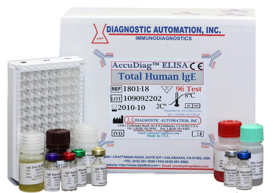 Набор Immunodiagnostic Systems. ACCUBIN Monobind Elisa.